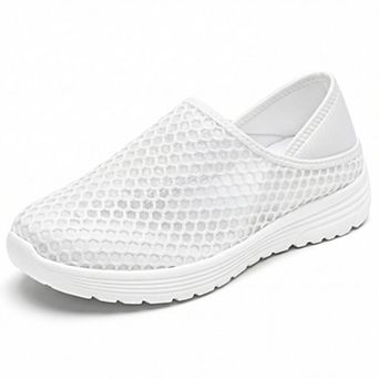 Women's Casual Slip-on Closed Toe Shoes Quick Dry Lightweight Breathable Unisex Shoes