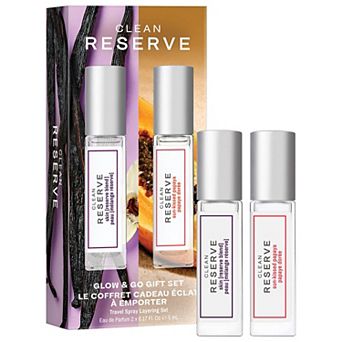CLEAN RESERVE Go & Glow Skin and Sun-Kissed Papaya Perfume Gift Set