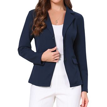 Blazers for Women Business Casual Long Sleeve Pockets Lapel Collar Suit Jackets Work Office Blazer