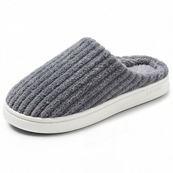Women's Warm House Shoes Unisex Comfy Fuzzy Slip-On House Slippers