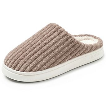Women's Warm House Shoes Unisex Comfy Fuzzy Slip-On House Slippers
