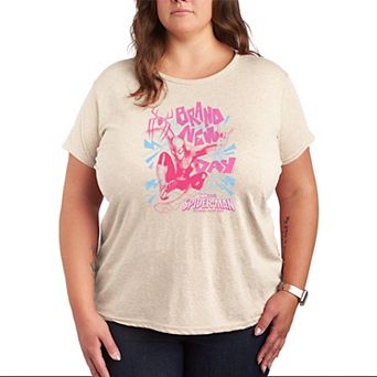 Plus Size Marvel Spider-Man Brand New Day Web Action Graphic Tee