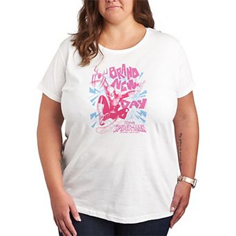 Plus Size Marvel Spider-Man Brand New Day Web Action Graphic Tee