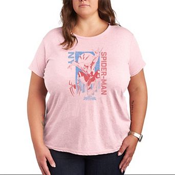 Plus Size Marvel Spider-Man Brand New Day Comic Cover Graphic Tee