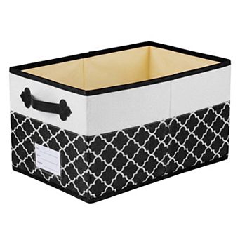1 pc Storage Cube Fabric Collapsible Storage Basket with Handle for Organizing Clothes Books