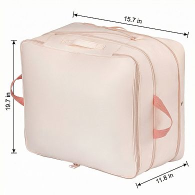 1 Pack Clothes Storage Expandable Bags Moving Bags for Organizing Storage Containers with Handles
