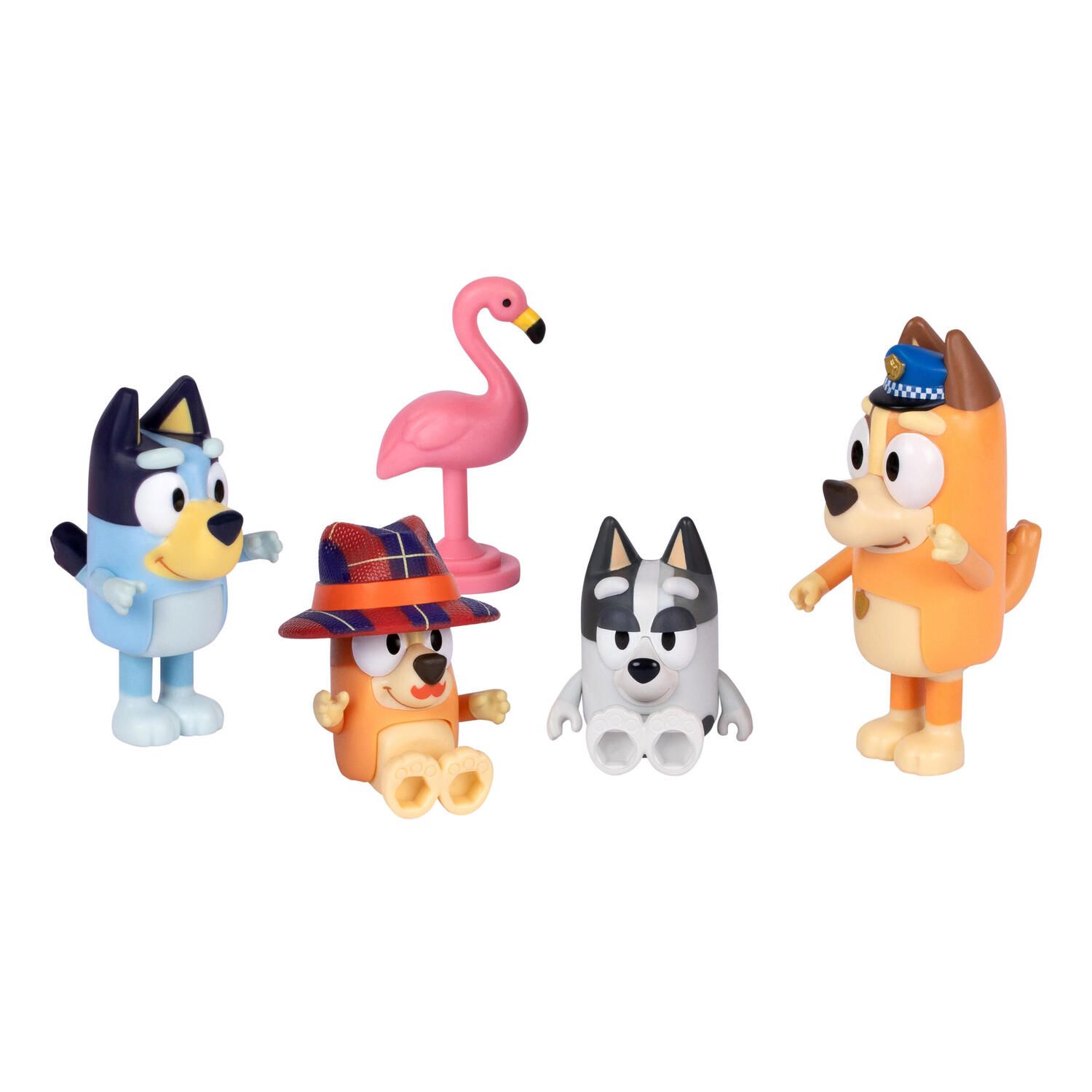 Детские фигурки Bluey Sleepover Figure 5 pc Set — фото 2