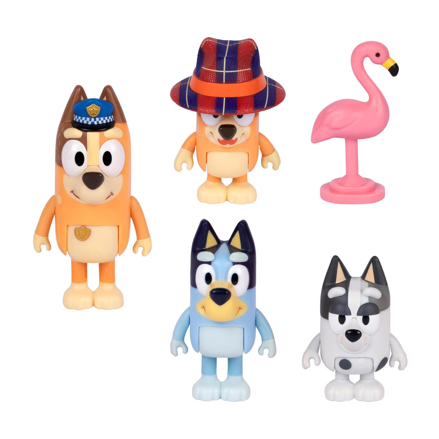 Детские фигурки Bluey Sleepover Figure 5 pc Set — фото 4