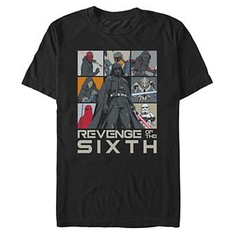 Men's Star Wars Revenge Of The Sixth Poster Graphic Tee