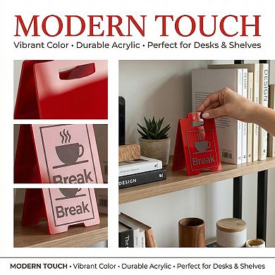 Extra Stable Acrylic Desk Sign Gift Vertical Keepsake Block for Friends