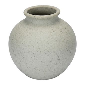 Small Ceramic Bud Vase Modern Matte Mini Flower Vase Minimalist Ribbed Vase 2.6"Lx2.6"Wx2.6"H