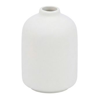 Ceramic Bud Vase Set, Small Decorative Flower Vases for Home Decor 2.8"Lx2.8"Wx3.9"H