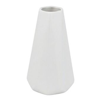 Ceramic Bud Vase Set, Small Decorative Flower Vases for Home Decor 3.5"Lx3.5"Wx5.9"H
