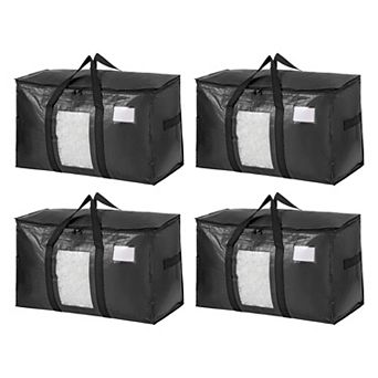 Clothes Storage Viewport Storage Bags Moving Bags for Organizing Closet Organizers with Handles 4 pc