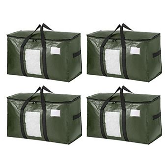 Clothes Storage Viewport Storage Bags Moving Bags for Organizing Closet Organizers with Handles 4 pc