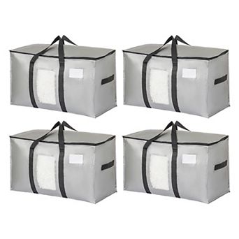 Clothes Storage Viewport Storage Bags Moving Bags for Organizing Closet Organizers with Handles 4 pc
