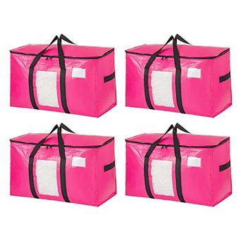 Clothes Storage Viewport Storage Bags Moving Bags for Organizing Closet Organizers with Handles 4 pc