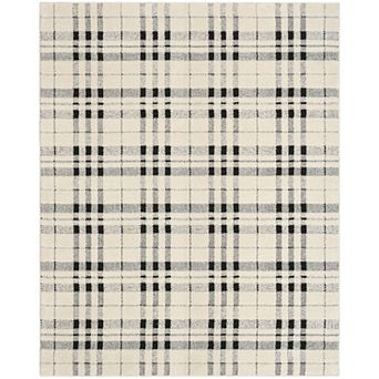 Nourison Cozy Modern Plaid Indoor Area Rug