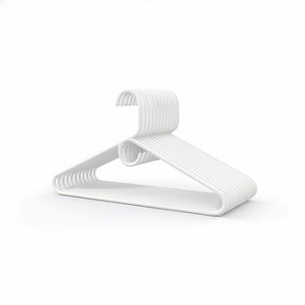 Super Heavy Duty Clothes Hangers 18 Pack 10lb Capacity Thick Plastic for Pants Coats Jackets Jeans