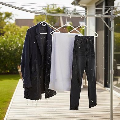 Super Heavy Duty Clothes Hangers 18 Pack 10lb Capacity Thick Plastic for Pants Coats Jackets Jeans