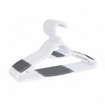 Set Of 12 Deluxe Non Slip Clothes Hangers Space Saving 360 Swivel Heavy Duty For Jackets Pants