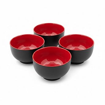 34 Oz Ceramic Ramen Bowl Set Of 4 Microwave Dishwasher Safe