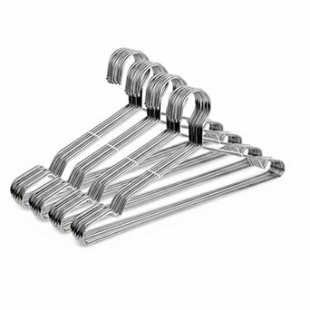 Wire Coat Hangers 40 Pack Strong Heavy Duty Stainless Steel Ultra Thin Space Saving Clothes Hangers