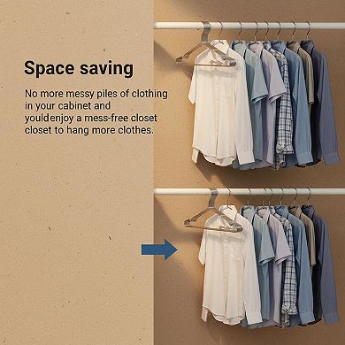 Wire Coat Hangers 40 Pack Strong Heavy Duty Stainless Steel Ultra Thin Space Saving Clothes Hangers