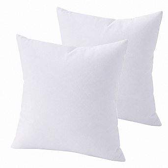 18x18 Throw Pillow Inserts Pack of 2 Down Alternative for Decorative Covers Bed Couch Living Room