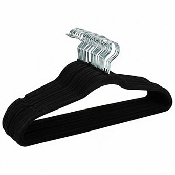 25 Pack Non Slip Velvet Hangers Space Saving Durable for Suits Dresses Pants Shirts Sweaters