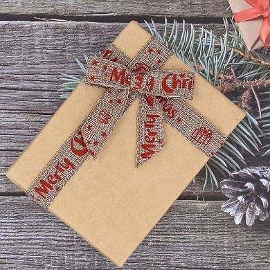 8 Roll Burlap Mesh Ribbon Set 45 Yard DIY Craft Gift Wrapping Tape