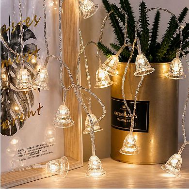 20LED Solar String Lights Outdoor Garden Christmas Party Decor Warm White