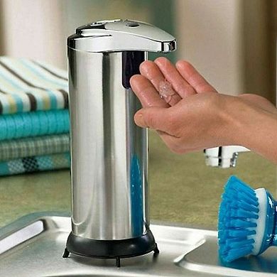 Automatic Soap Dispenser Touchless Sensor Stainless Steel Pump 250ml