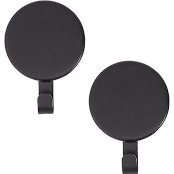 Magnetic Wreath Hanger Brushed Nickel Set of 2 for Glass Door or Metal Surface Holds 10lbs