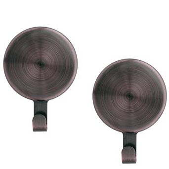 Magnetic Wreath Hanger Brushed Nickel Set of 2 for Glass Door or Metal Surface Holds 10lbs