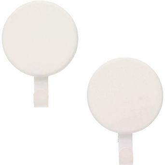 Magnetic Wreath Hanger Brushed Nickel Set of 2 for Glass Door or Metal Surface Holds 10lbs
