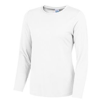 AWDis Just Cool Womens/Ladies Girlie Long Sleeve T-Shirt