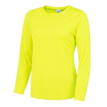 AWDis Just Cool Womens/Ladies Girlie Long Sleeve T-Shirt