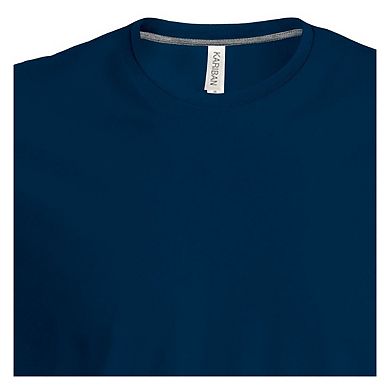 Kariban Mens Slim Fit Long Sleeve Crew Neck T-Shirt