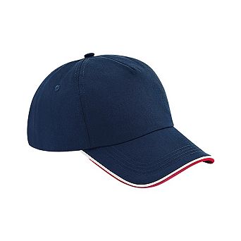 Beechfield Authentic Piped 5 Panel Cap