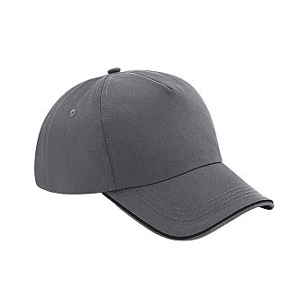 Beechfield Authentic Piped 5 Panel Cap