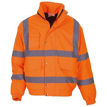 Yoko Unisex Adult Classic Hi-Vis Safety er Jacket