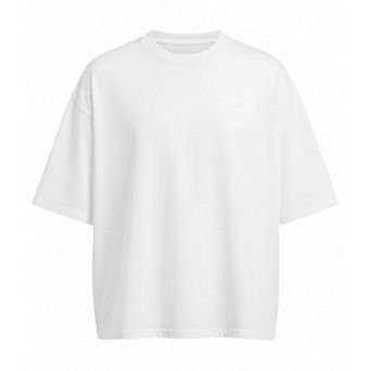 Awdis Mens Boxy Heavyweight Cropped T-Shirt