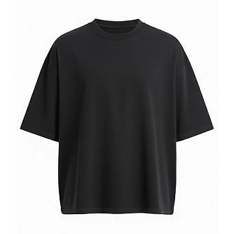 Awdis Mens Boxy Heavyweight Cropped T-Shirt