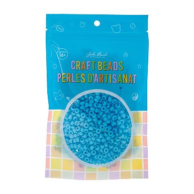 1000pcs John Bead 6mm Opaque Finish Plastic Pony Beads for Jewelry Making Bracelets Necklaces DIY