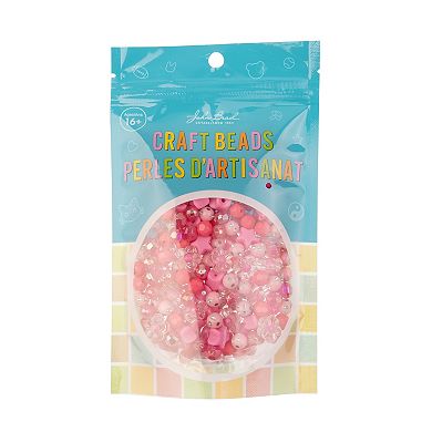 John Bead 8mm Star Beads Mixed Plastic Beads for DIY Jewelry Bracelet Necklace Making, 70g