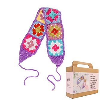 John Bead Granny Square Headband Crochet DIY Kit