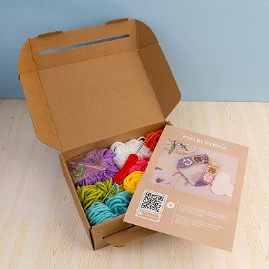John Bead Granny Square Headband Crochet DIY Kit