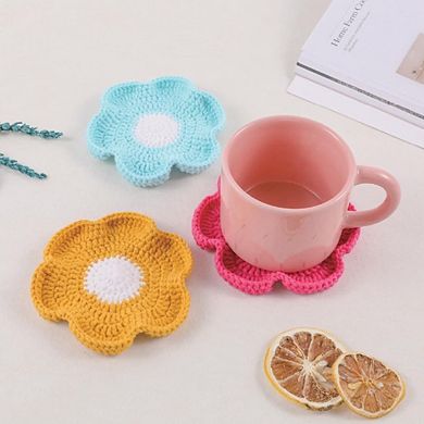 John Bead Flower Coasters Crochet DIY Kit