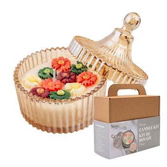 John Bead Petite Flowers DIY Art Decorative Candle Making Kit